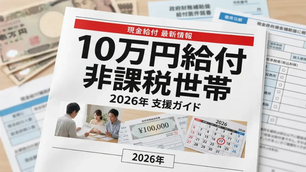 10万円現金給付2026