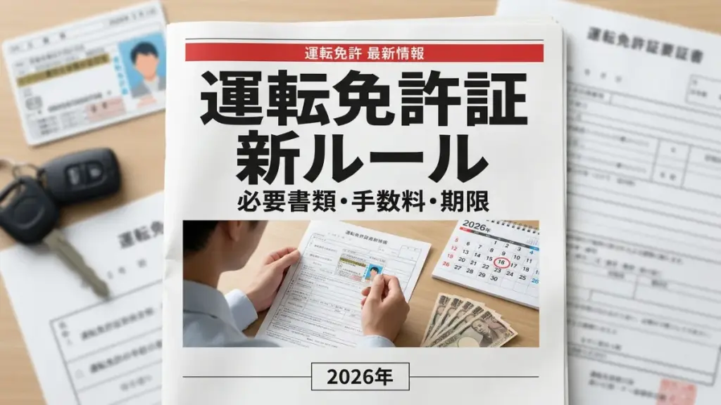 運転免許証アップデート