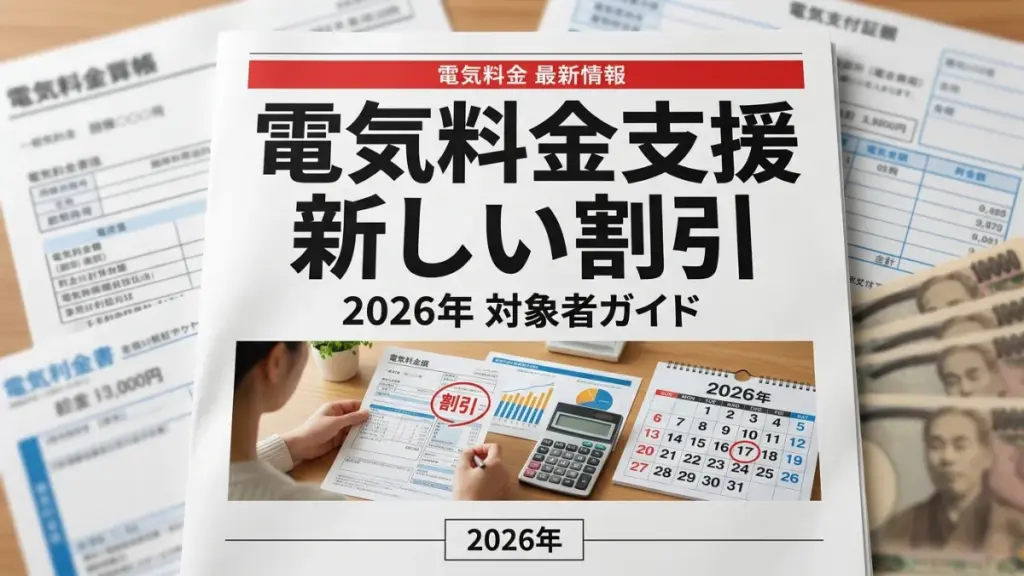 電気料金支援2026